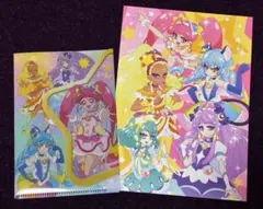 未使用品　スタートゥインクルプリキュア ポストカード上北ふたご ミニファイル