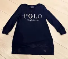 Polo Ralph Lauren 長袖ワンピース2T ネイビー