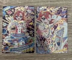 ひみつのアイプリ 2弾 スペースバズリウムプラネット おとめ サイン 2枚セット