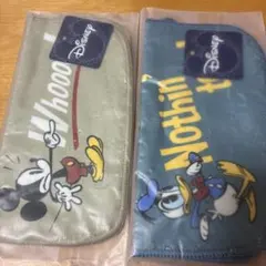 Disney ミッキー＆ドナルド ハンカチタオル 2枚セットのサムネイル