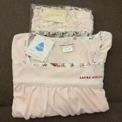 新品ローラアシュレイ★湯上がりワンピース/ナイトウェア/バスローブ★ヘアバンド付のサムネイル
