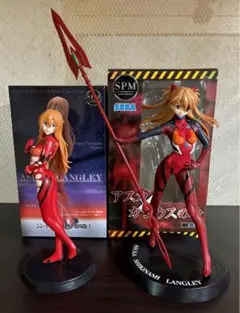 【まとめ売り】エヴァンゲリオン　アスカ・ラングレー　フィギュアSPM2種　箱付き