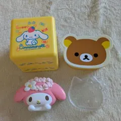 マイメロディ　リラックマ　ハローキティ　シナモロール　ケース　小物入　4点セット