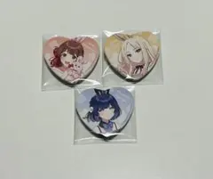 学マス　学園アイドルマスター　gigo 佑芽　星南　美鈴　缶バッジ