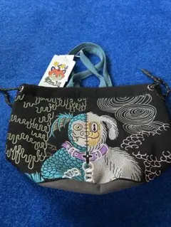 石黒亜矢子　刺繍ストリングバッグのサムネイル