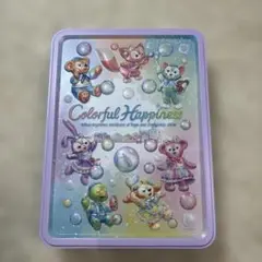 ディズニーダッフィーアンドフレンズお菓子缶