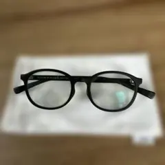 JINS ブラック ラウンドメガネ