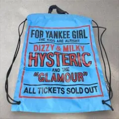 HYSTERIC GLAMOUR ナップサック ヒステリックグラマー ブルー