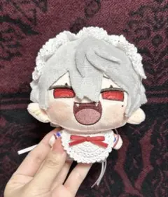 《白×赤》にじまるっと ぬい服 ホワイトブリム スタイ セット