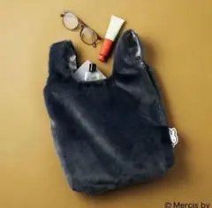 リンネル 【付録】 ひょっこりのぞくミッフィーがかわいい ふわもこファーバッグ