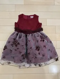 Catherine Cottage 花柄ドレス 130 赤　バラ