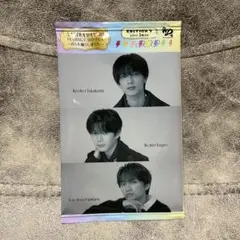 なにわ男子 アシンメトリー トレカ 特典 高橋 長尾 藤原 通常盤