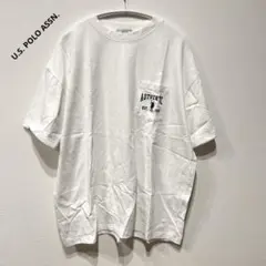U.S. POLO ASSN. ホワイト Tシャツ M ユーエスポロアッスン