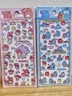 3D立体シール サンリオキャラクター