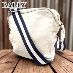 バリー　トレインスポッティング　マルチストライプ　レザー　アイボリー　ホワイト