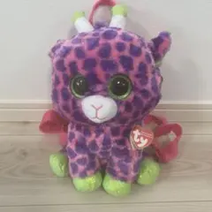 Ty ぬいぐるみリュック パープル×ピンク