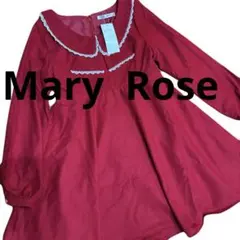 新品未使用　メアリーローズ【L】ワンピース 赤 レース 金ボタン 姫系 ドール