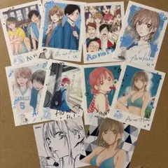 アオのハコ メモリアルフォトカード ナツコミ ステッカー ジャンプフェア特典付録