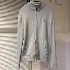 ジップアップセーター ニット