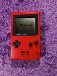 任天堂 ゲームボーイポケット レッド 本体 ソフト付き