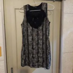 ミニワンピース 　ブラックレース