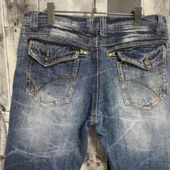 archive grunge　デニム　ハーフパンツ　大きいサイズ　平成のサムネイル