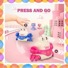 CARLORBO 車 おもちゃ ミニカー 知育玩具 1~5歳向け4台セット K