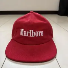 Marlboro 赤 コーデュロイキャップ