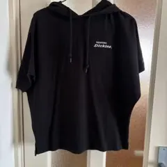 Dickies 半袖パーカー ブラック 刺繍ロゴのサムネイル