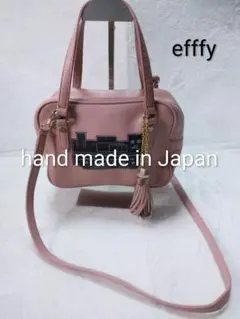 efffy リアルレザー 2WAY ハンドバッグ ショルダーバッグ 日本製のサムネイル