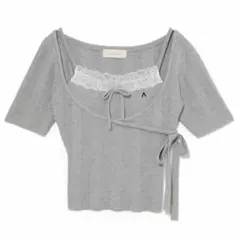 andmary Cachecoeur lace set tops beige - メルカリ