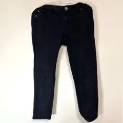 クロッシー プレミアム 冷感 ブラッククロップド デニムパンツ