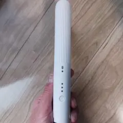 ホワイト ストレートヘアアイロン