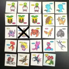 ポケモンパン　デコキャラシール　23枚　まとめ売り