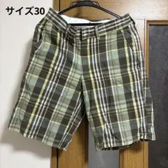 ルーカ　ショートパンツ　ハーフパンツ　チェック柄　サイズ30のサムネイル
