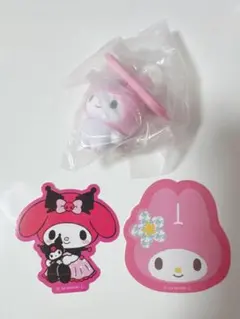 サンリオキャラクターズ　カラフルカラビナマスコットチャーム　マイメロディ