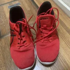 ASICS GEL-MOYA スニーカー レッド×ブラック