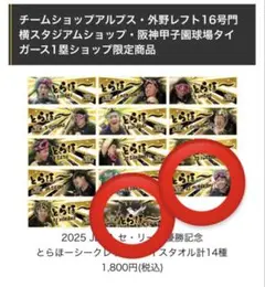 阪神優勝記念　シークレットタオル　シークレット&41 村上