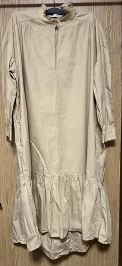 シャツワンピース　ベージュ　dholic nugu sollon kbf h&m