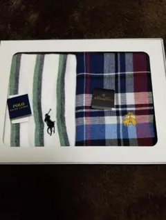 ラルフローレン&ブルックブラザーズタオルハンカチセット