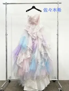 ウェディングドレス カラードレス 佐々木希