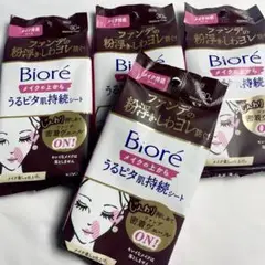 Biore ビオレ メイクの上から うるピタ肌持続シート 30枚入 4個セット