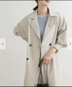 袖ボリュームスタンドコート　アーバンリサーチドアーズ　トレンチコート