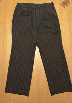 レア品　80's BALENCIAGA 　スラックス 　黒　新品 レア品80's BALENCIAGAスラックス黒色新品