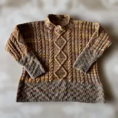 手編み セーター ファッション