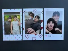 BTS jungkook グク　テテ　グテ　チェキ風マグネット 3枚セット