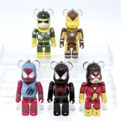 BE@RBRICK スパイダーマン マイルス スカーレット 5体セット