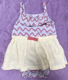 コンビミニ　ロンパース　女の子　キャミワンピ風