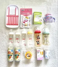 ピジョン コンビ ラクマグ 哺乳瓶 母乳実感 ほほえみ ミッキー スヌーピー