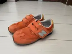 【レア】New Balance 20cm オレンジ ベルクロスニーカー